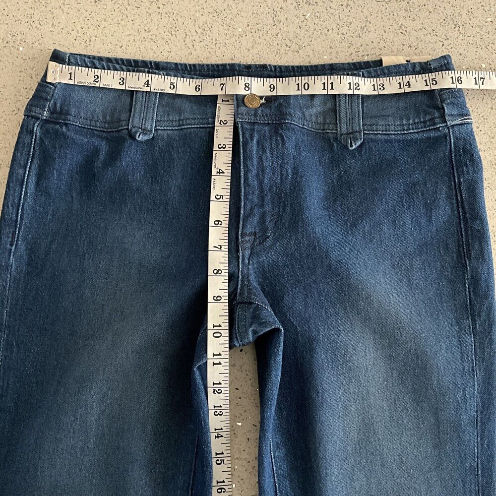 We The Free Stillwater Low Rise Slim Flare Jeans Casual Denim Retro Boho Blue 28 - Picture 5 of 12